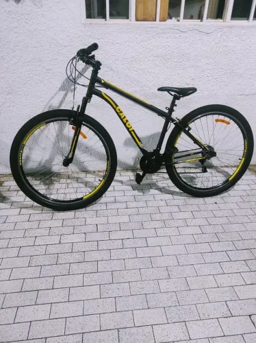 Bicicleta Caloi Aro 29 Preta e Amarela