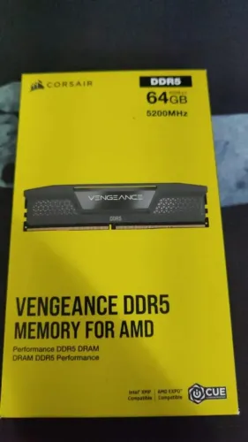 Memória RAM Corsair Vengeance DDR5. Com 32GB (1x32GB) 5200MHZ