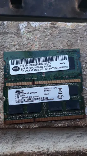 MEMORIA RAM PARA NOTEBOOK, 2X2 , TOTALIZANDO 4 GB DE RAM