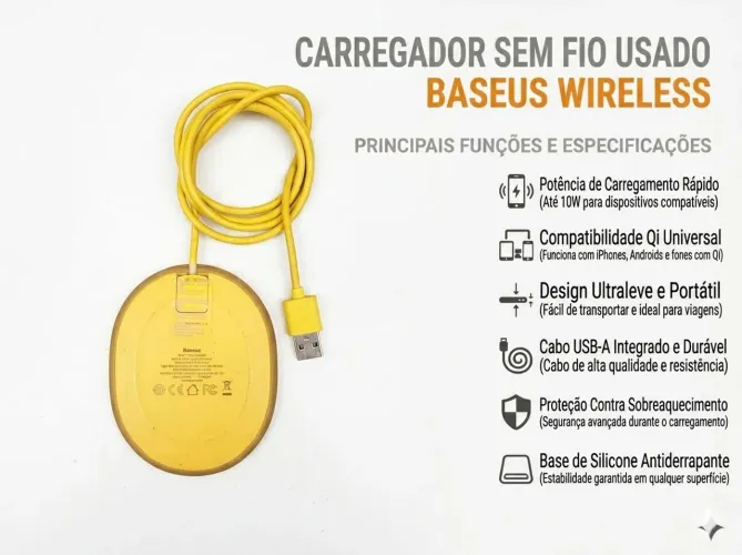 Carregador Wireless Baseus