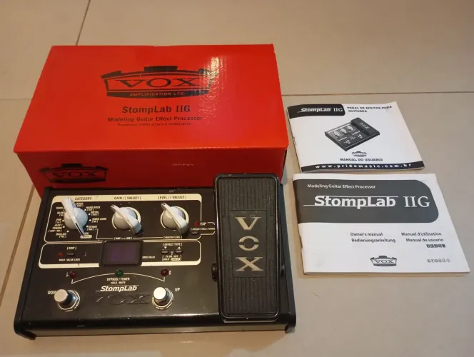 Pedaleira Stomp lab IIG da Vox 