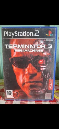jogo físico Terminator 3: Rise of the Machines para PlayStation 2.