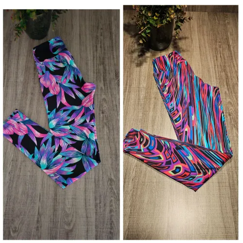 2 calças Leggings ( tamanho P )