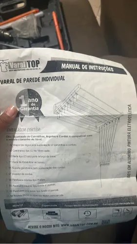 Varal de parede