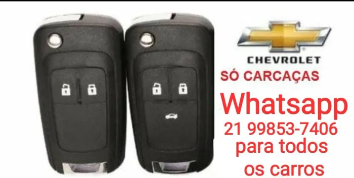 Carcaça chave canivete Cobalt, Sonic, Spin, cruze