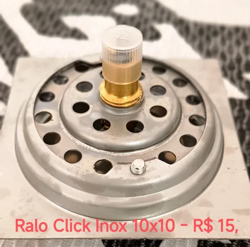 Tampa de Ralo Inox Click 10x10