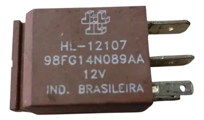 Rele Auxiliar 12v Ford Fiesta 2003 2014 98fu14n089aa