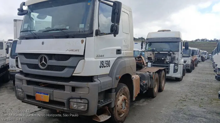 Mercedes-Benz Axor 3344/48 6X4 E5 2022/2022 Vamos Seminovos Pinheirinho Caminhões