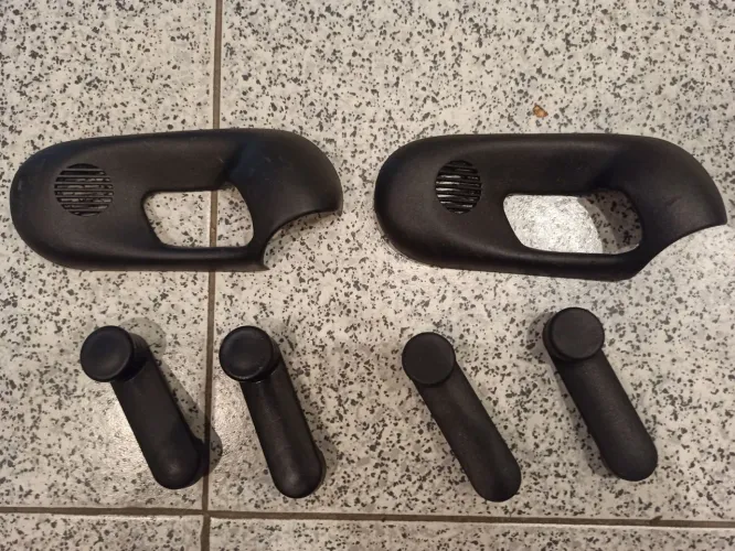 Conjunto maçaneta vidro com molduras lado direito original GM