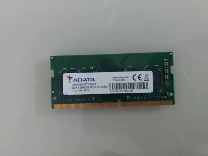 Memória Ram 8gb Ddr4 2666mhz Adata Para Notebook