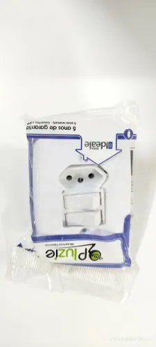 Interruptor 2 teclas + tomada Pluzie