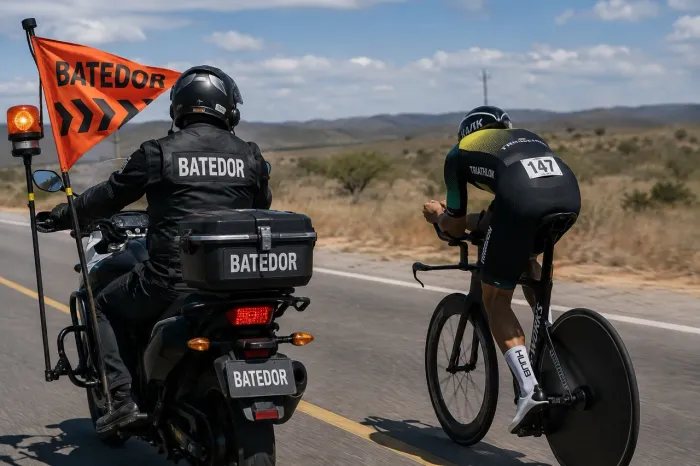 VAGA - BATEDOR DE MOTO PARA ACOMPANHAMENTO DE TREINO DE CICLISMO