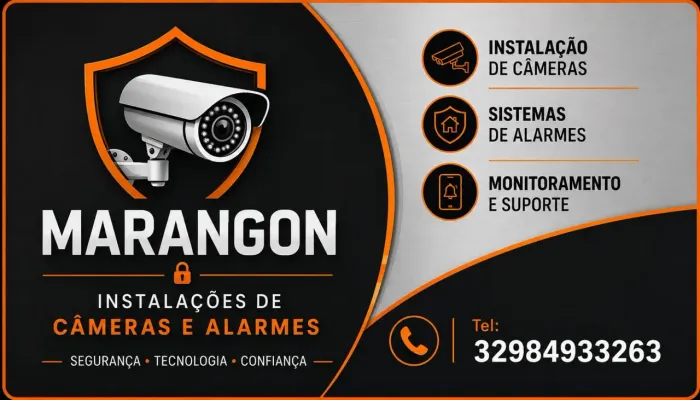 Instalação e manutenção de sistemas de CFTV e alarmes.