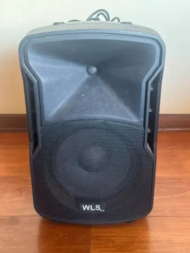 Caixa de som 120w WLS W10 pro com drive titanium