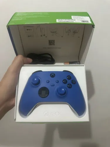 Controle Xbox One Shock Blue NOVO ORIGINAL