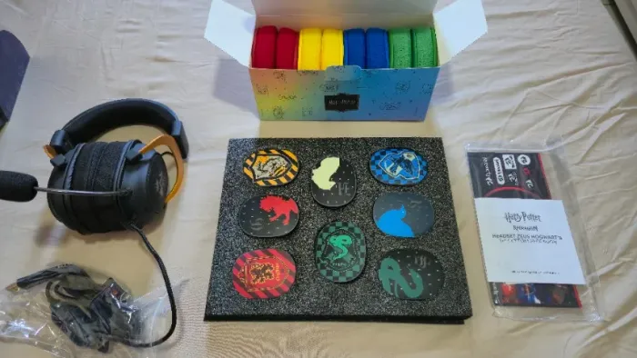(NOVO) Headset Gamer Redragon Harry Potter Zeus Hogwarts RGB - Edição Especial - HP-510