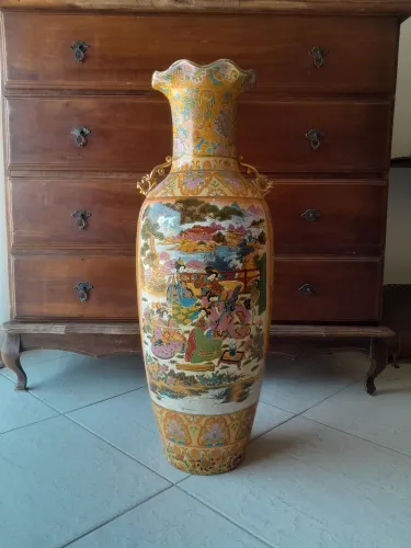 Grande vaso porcelana chinesa