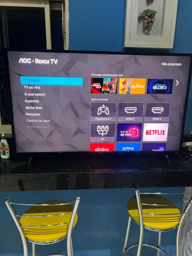 Smartv Roku AOC 43 polegadas 