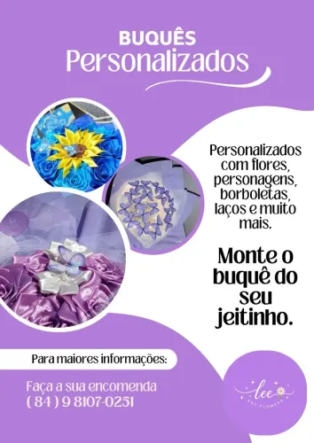 BUQUÊS PERSONALIZADOS