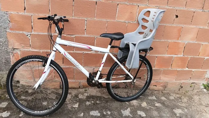 Bicicleta com Cadeirinha infantil