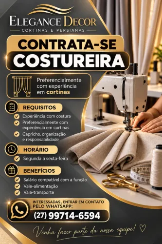 Preciso de costureira