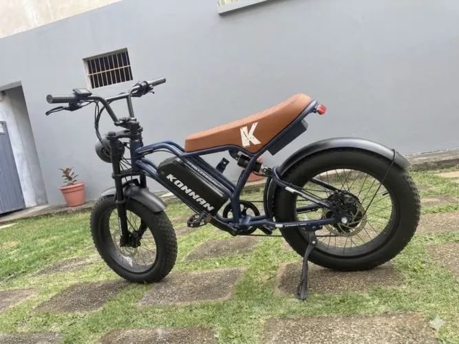 Bicicleta Elétrica Konnan Aro 20 Fat Bike - 500W ou 750W (Novas)