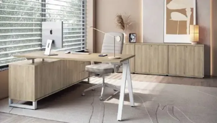 Móveis Office/Mesa/180L+Balcão/180L+Amários Duplos, R$6.131,31!