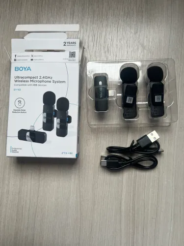 Microfone Lapela Boya 