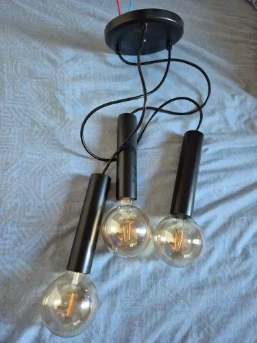 Luminária pendente estilo industrial