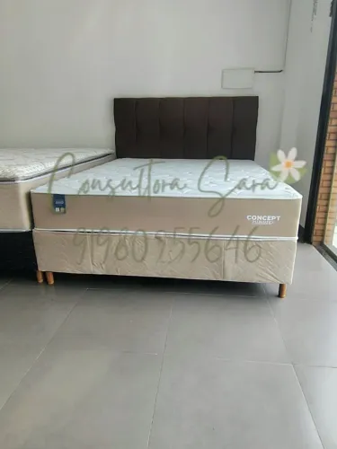 CAMA BOX CASAL SUPER CONFORTAVÉL COM FRETE GRÁTIS