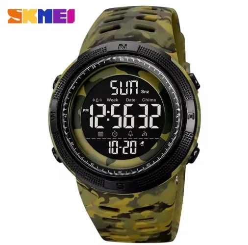 Relógio Skmei 2070 Camuflado Verde Militar