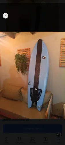 Prancha de surf modelo fish
