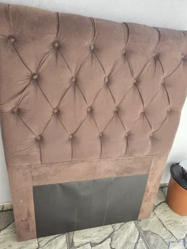 Cabeceira e Base Cama Box Solteiro