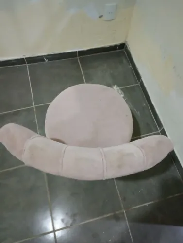 Cadeira de veludo