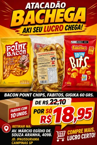 Salgadinhos Fabitos 80 gramas