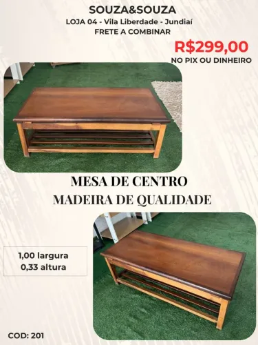 Mesinha de Centro Madeira