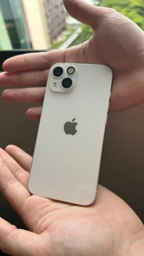 iPhone 13 256GB Estelar com Nota Fiscal e Caixa