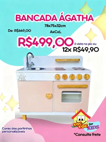 Móveis e brinquedos infantis em MDF