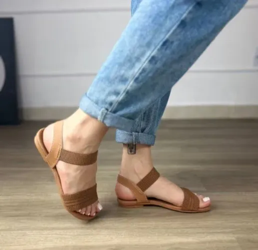 Sandália feminina papete leve confortável rasteirinha antiderrapante ortopédica 
