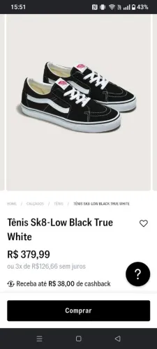 Tênis Vans Original!!!!! Novinho!!!!