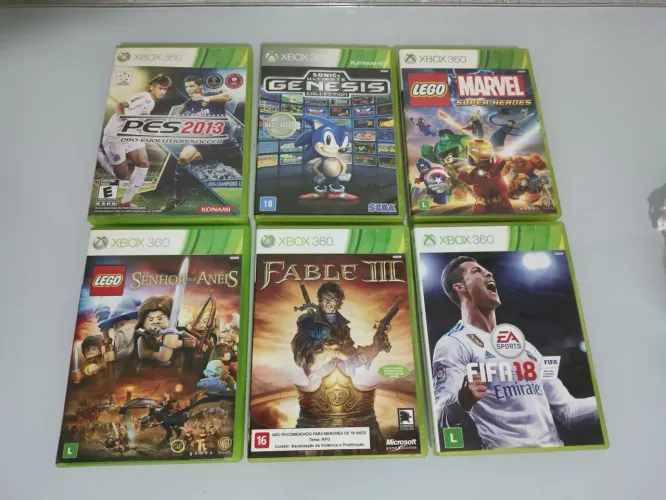 Vendo 6 jogos, Xbox 360, originais
