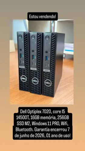Dell Optiplex mini 7020 I5 14ge , 16GB, 256GB
