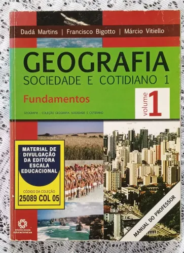 Livro de Geografia - Dadá Martins, Francisco Bigotto e Márcio Vitiello