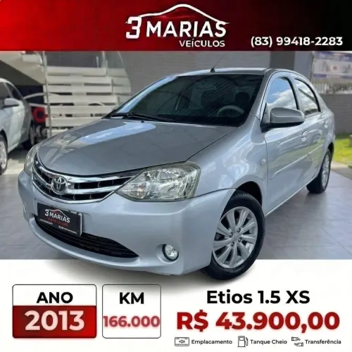 Toyota Etios XS Sedan 1.5 Flex 16V 4P Mec. 2013