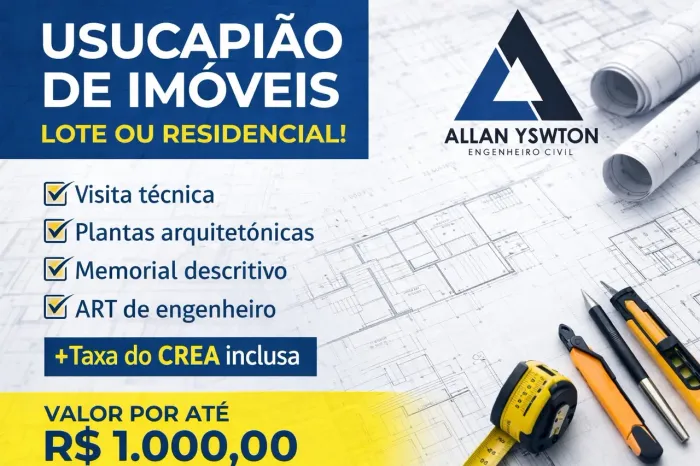 Engenheiro Civil - baixo custo, praticidade e segurança.