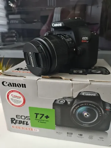 Canon T7 plus com 18-55mm