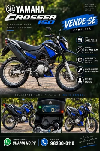 Crosser 150 pra vender logo