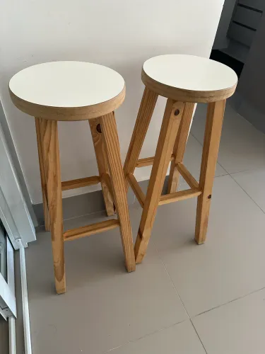 Conjunto Banco alto MDF