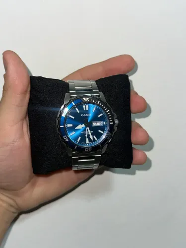 Relógio Casio Azul - Funcionamento perfeito