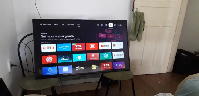 Smart tv50" 4k UHD tcl tv de maio 2024 perfeita 50 polegadas 4k